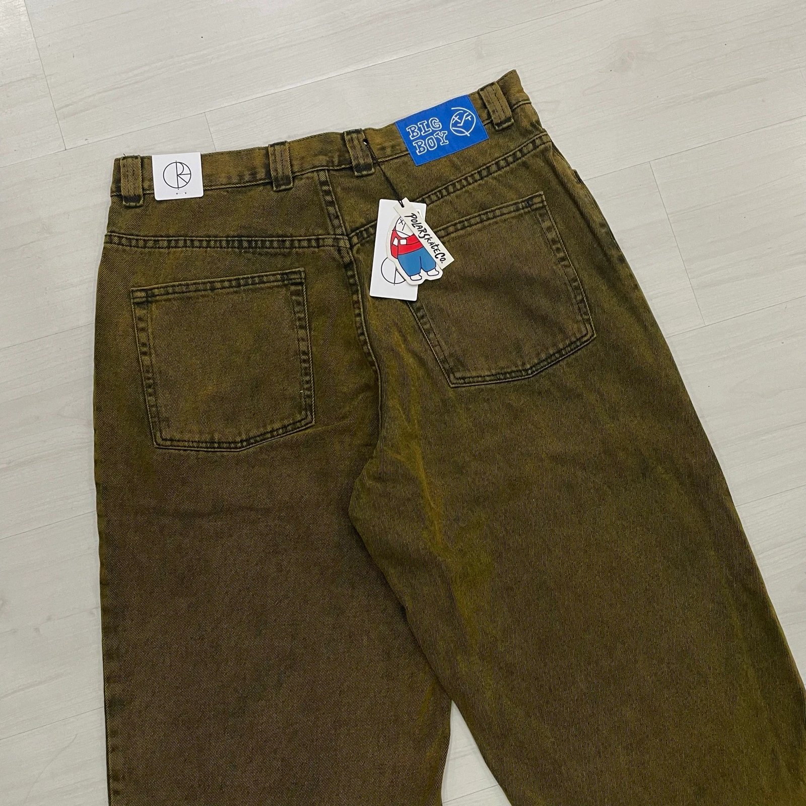 Pantalón Polar Skate Co - Big Boy Jeans (Yellow Black)